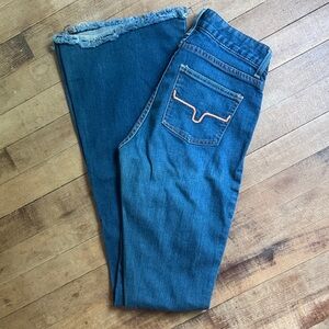 Kimes Ranch Blue Jeans with Orange Stitching